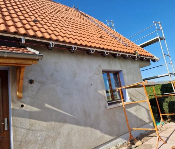 Habillage de cheminée / Changement de gouttière, cimentation des faitières, habillage de cheminée à Sermersheim Schiltigheim 1